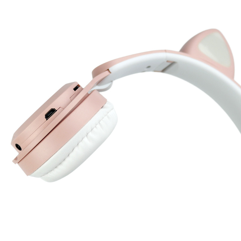 هدفون بلوتوثی رم خور Cat Ear ST72M