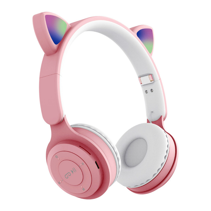 هدفون بلوتوثی رم خور Cat Ear ST72M
