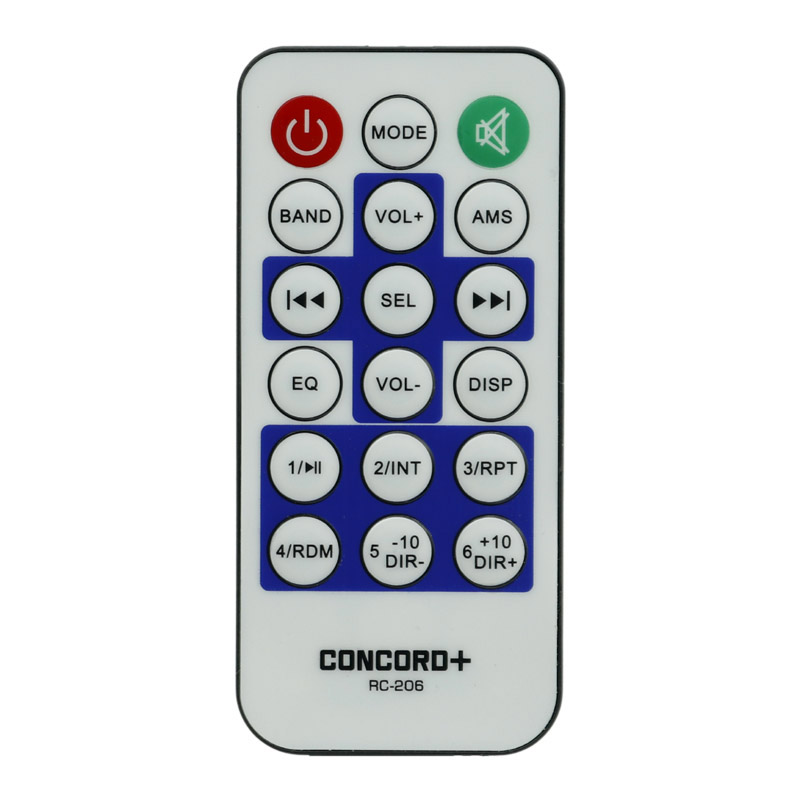 کنترل پخش خودرو کنکورد پلاس Concord+ RC-206