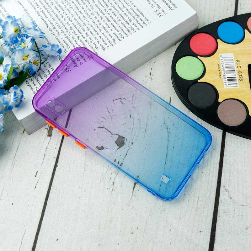 قاب آبرنگی دور رنگی محافظ لنزدار Samsung Galaxy A10