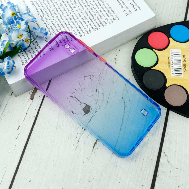 قاب آبرنگی دور رنگی محافظ لنزدار Samsung Galaxy A10