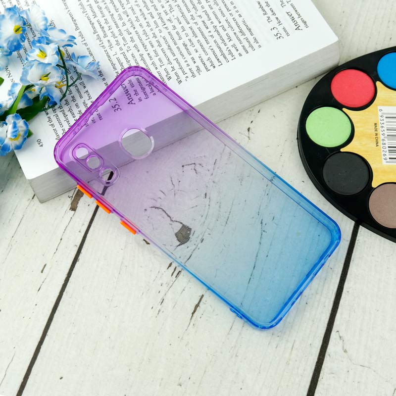 قاب آبرنگی دور رنگی محافظ لنزدار Samsung Galaxy A20/A30