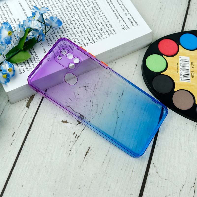 قاب آبرنگی دور رنگی محافظ لنزدار Samsung Galaxy A21s