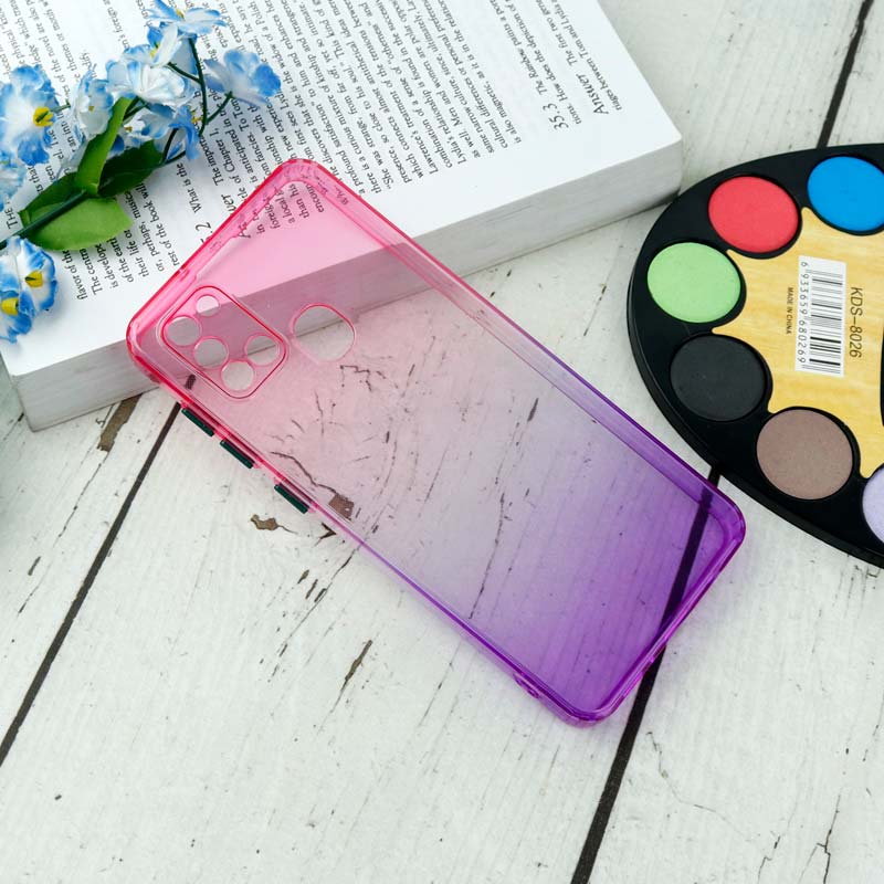قاب آبرنگی دور رنگی محافظ لنزدار Samsung Galaxy A21s