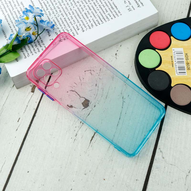 قاب آبرنگی دور رنگی محافظ لنزدار Samsung Galaxy A22 4G