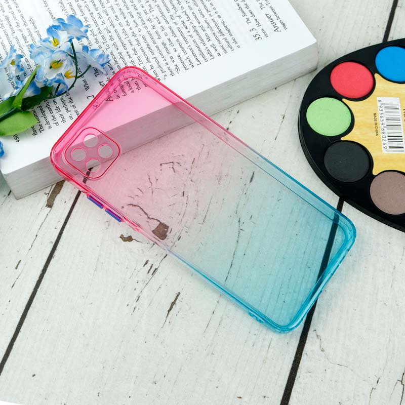 قاب آبرنگی دور رنگی محافظ لنزدار Samsung Galaxy A22 5G