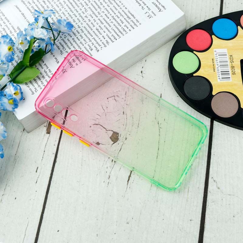 قاب آبرنگی دور رنگی محافظ لنزدار Samsung Galaxy A30s/A50s