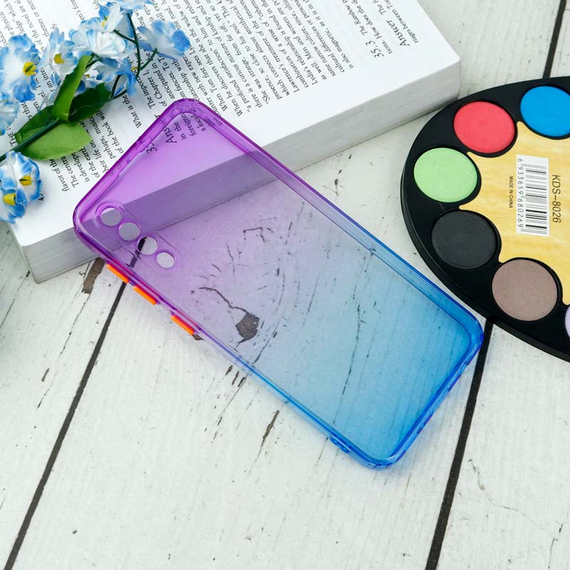 قاب آبرنگی دور رنگی محافظ لنزدار Samsung Galaxy A30s/A50s