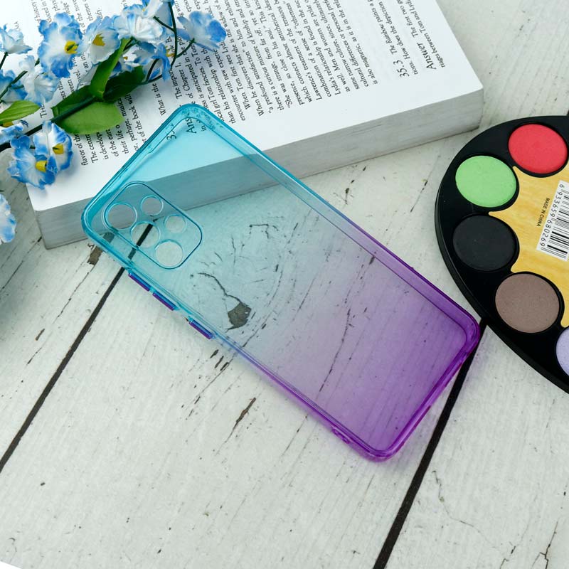 قاب آبرنگی دور رنگی محافظ لنزدار Samsung Galaxy A32 4G
