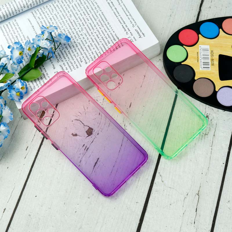 قاب آبرنگی دور رنگی محافظ لنزدار Samsung Galaxy A32 4G