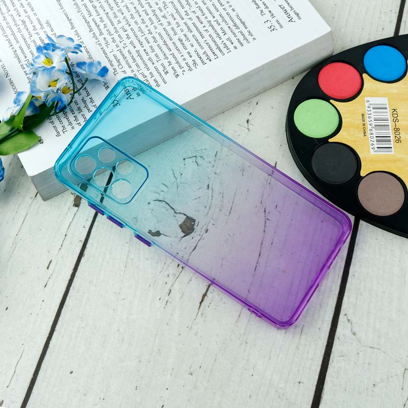 قاب آبرنگی دور رنگی محافظ لنزدار Samsung Galaxy A52 / A52s