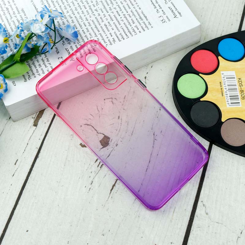 قاب آبرنگی دور رنگی محافظ لنزدار Samsung Galaxy S21 FE 5G