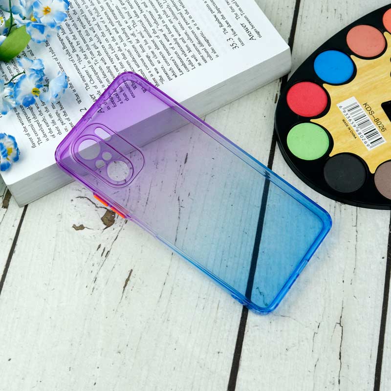 قاب آبرنگی دور رنگی محافظ لنزدار Xiaomi Poco F3