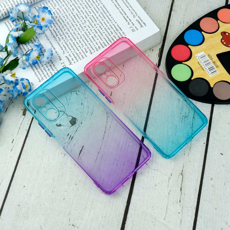 قاب آبرنگی دور رنگی محافظ لنزدار Xiaomi Poco F3