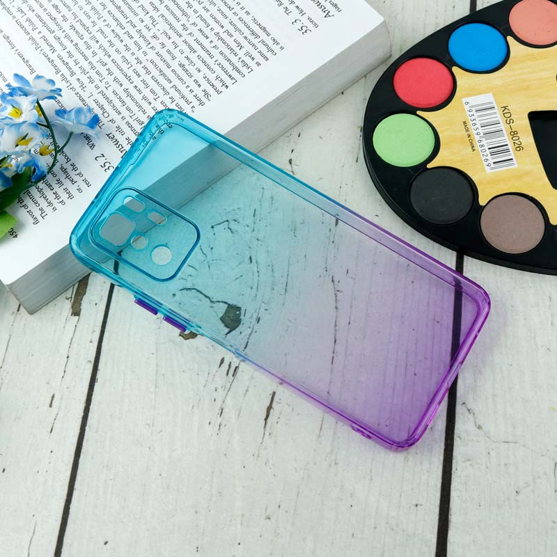 قاب آبرنگی دور رنگی محافظ لنزدار Xiaomi Redmi Poco X3 GT