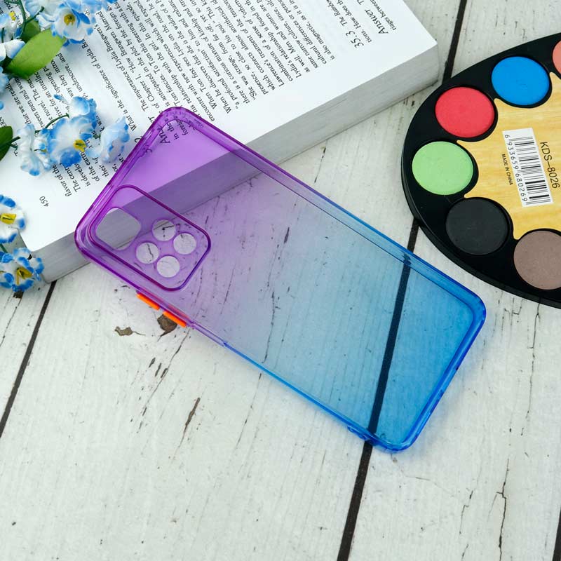 قاب آبرنگی دور رنگی محافظ لنزدار (Xiaomi Redmi Note 11 Pro (China