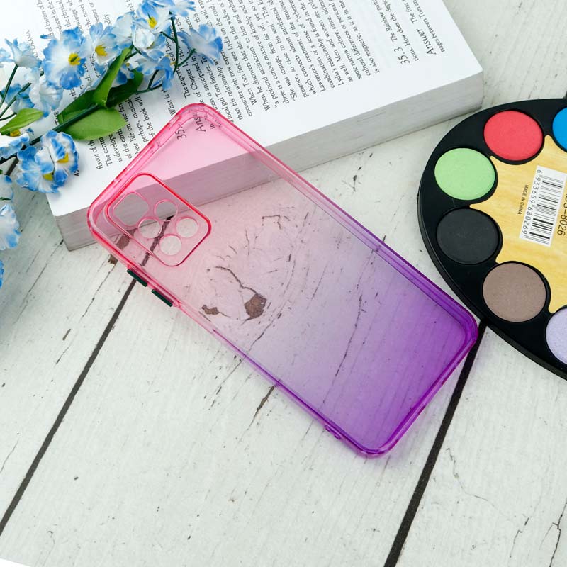 قاب آبرنگی دور رنگی محافظ لنزدار Xiaomi Redmi Note 11