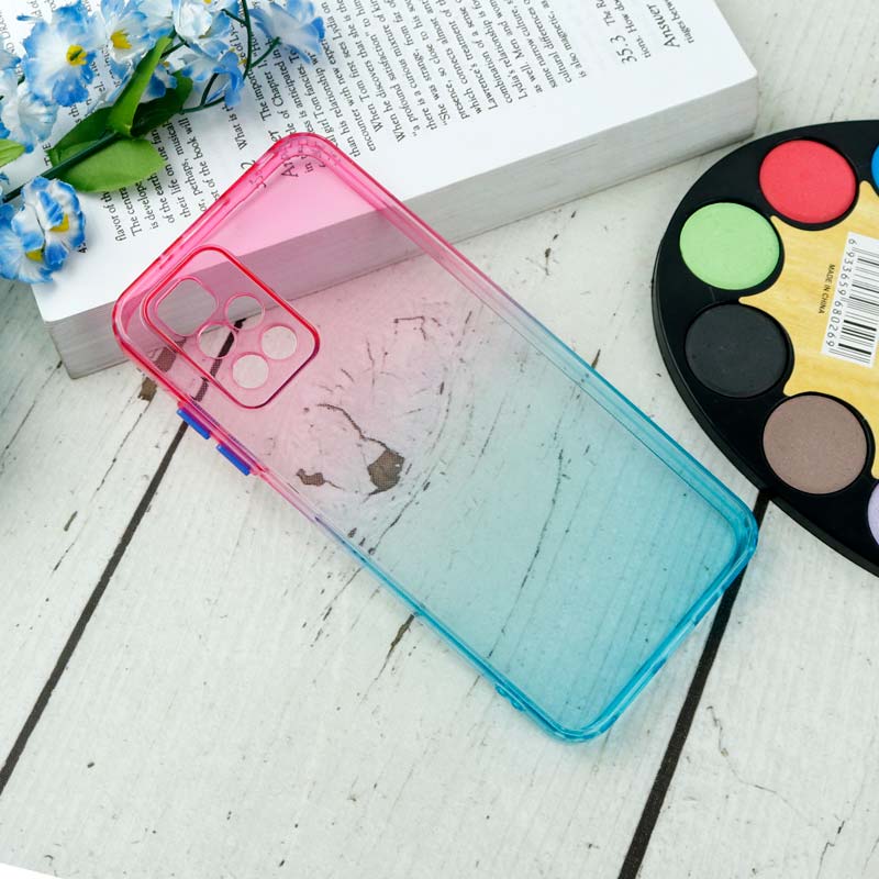 قاب آبرنگی دور رنگی محافظ لنزدار Xiaomi Redmi Note 11