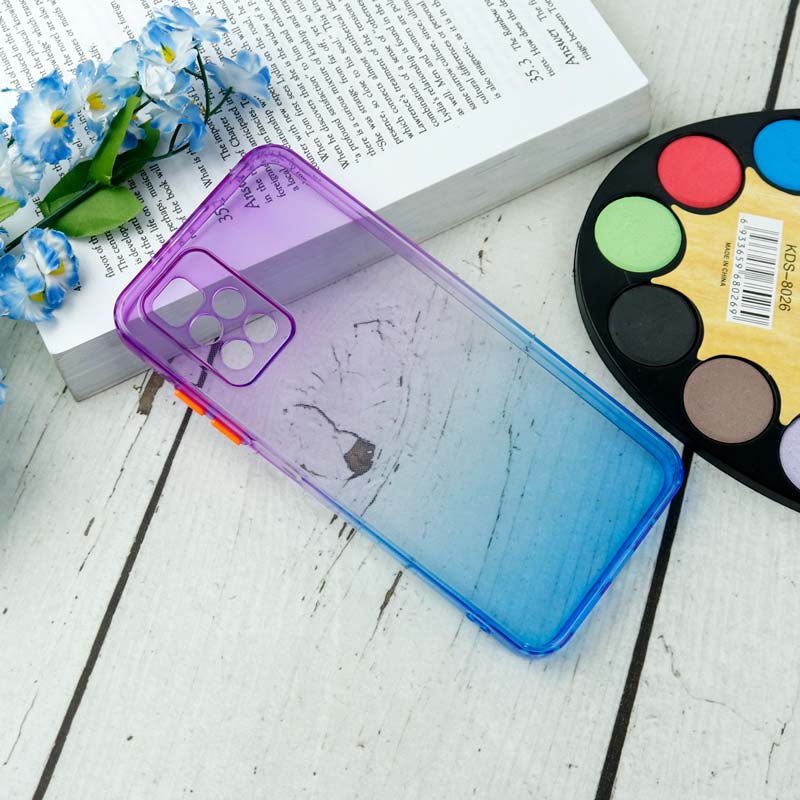 قاب آبرنگی دور رنگی محافظ لنزدار Xiaomi Redmi Note 11