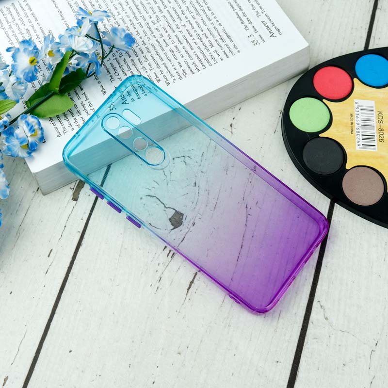 قاب آبرنگی دور رنگی محافظ لنزدار Xiaomi Redmi Note 8 Pro