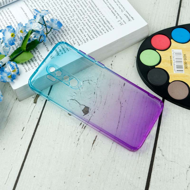 قاب آبرنگی دور رنگی محافظ لنزدار Xiaomi Redmi Note 8 Pro