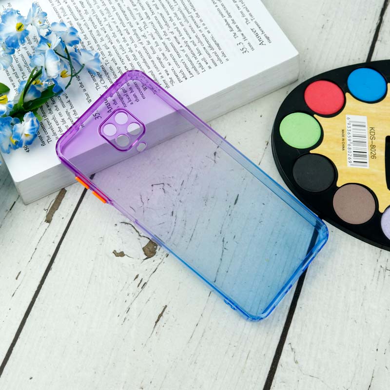 قاب آبرنگی دور رنگی محافظ لنزدار Xiaomi Redmi Note 9s