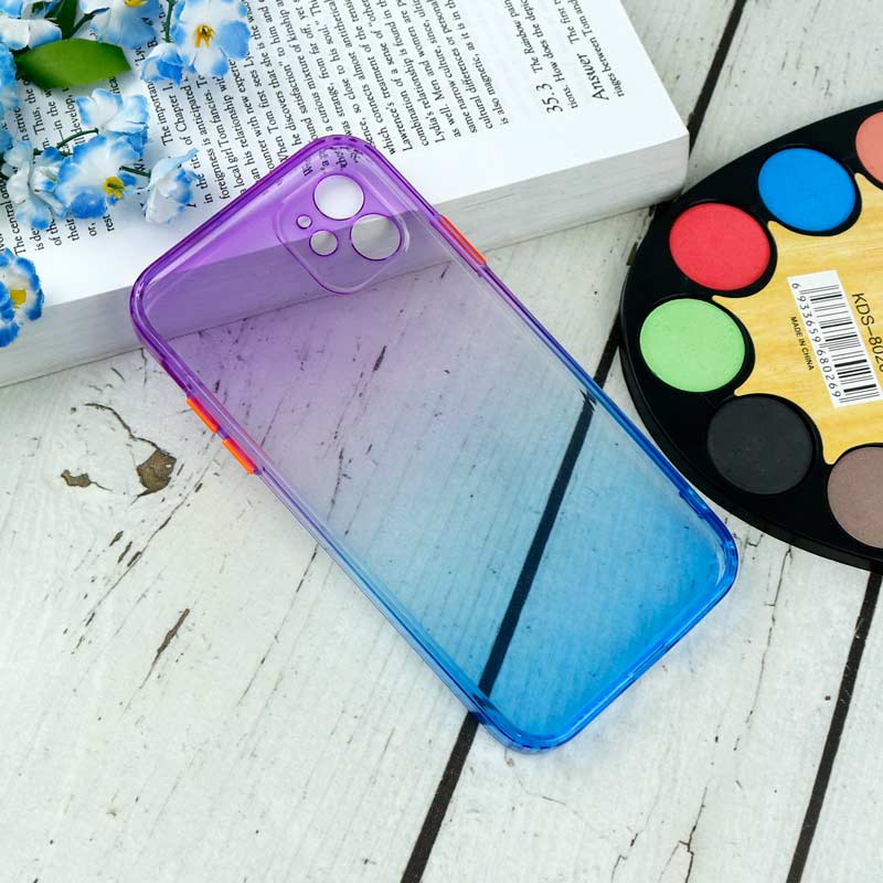 قاب آبرنگی دور رنگی محافظ لنزدار iPhone 11