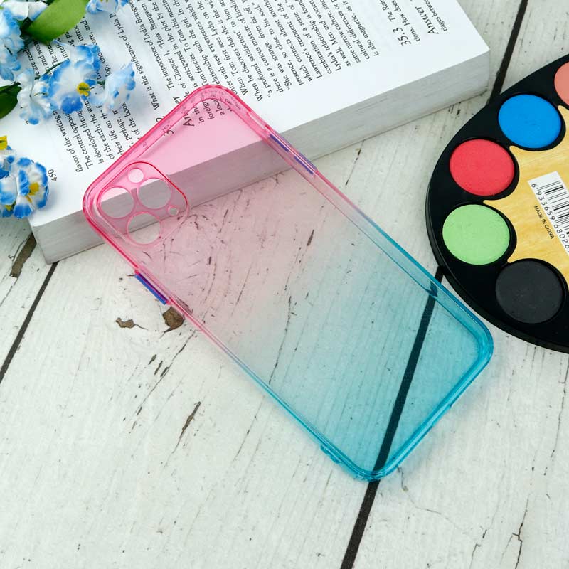 قاب آبرنگی دور رنگی محافظ لنزدار iPhone 11 Pro Max