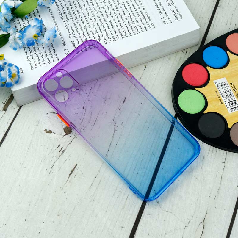 قاب آبرنگی دور رنگی محافظ لنزدار iPhone 11 Pro Max