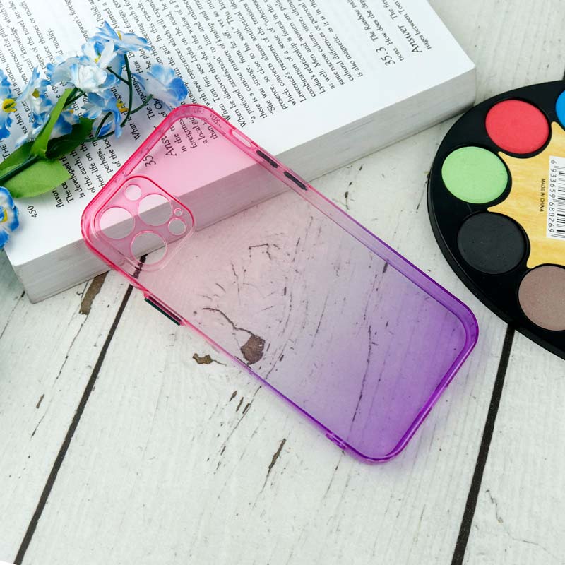 قاب آبرنگی دور رنگی محافظ لنزدار iPhone 12 Pro