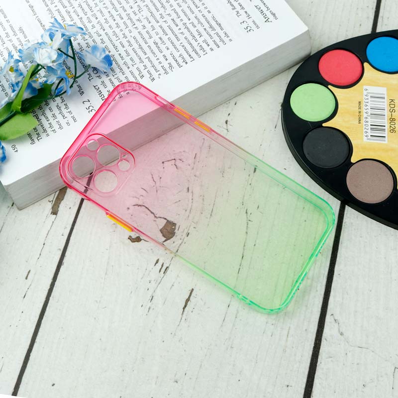 قاب آبرنگی دور رنگی محافظ لنزدار iPhone 12 Pro