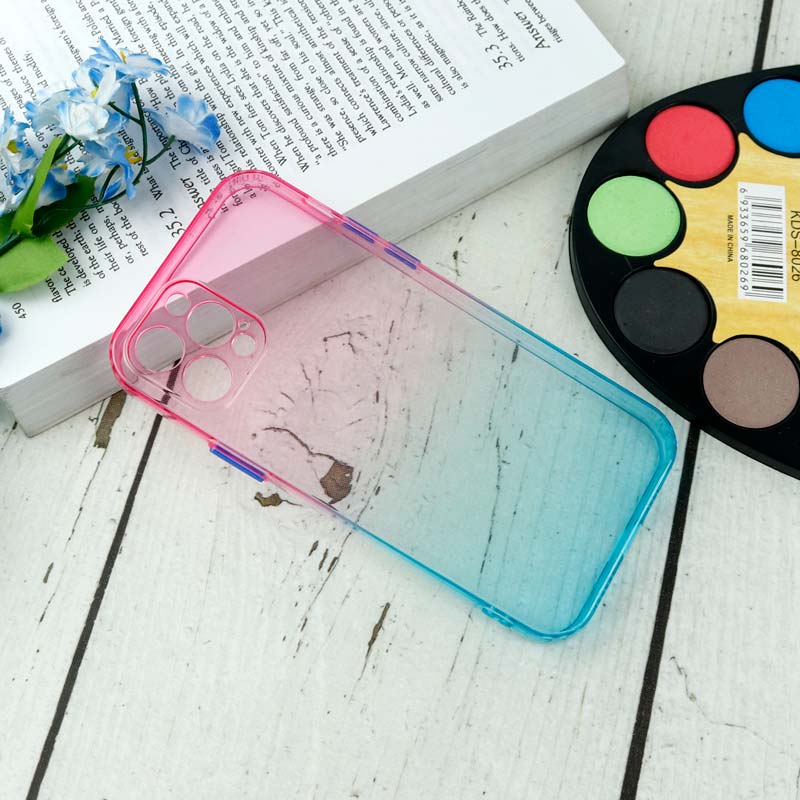 قاب آبرنگی دور رنگی محافظ لنزدار iPhone 12 Pro