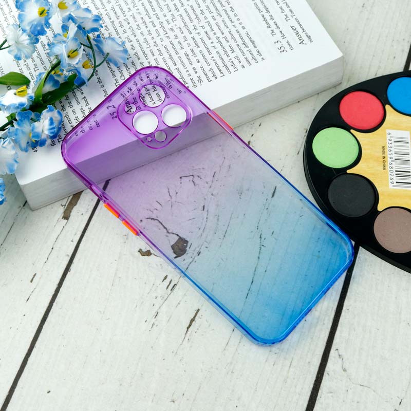 قاب آبرنگی دور رنگی محافظ لنزدار iPhone 12 Pro Max