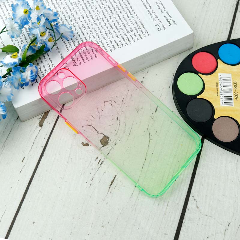 قاب آبرنگی دور رنگی محافظ لنزدار iPhone 12 Pro Max