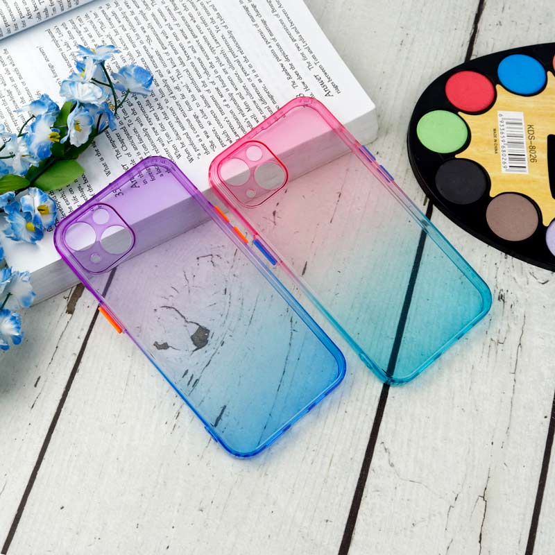 قاب آبرنگی دور رنگی محافظ لنزدار iPhone 13