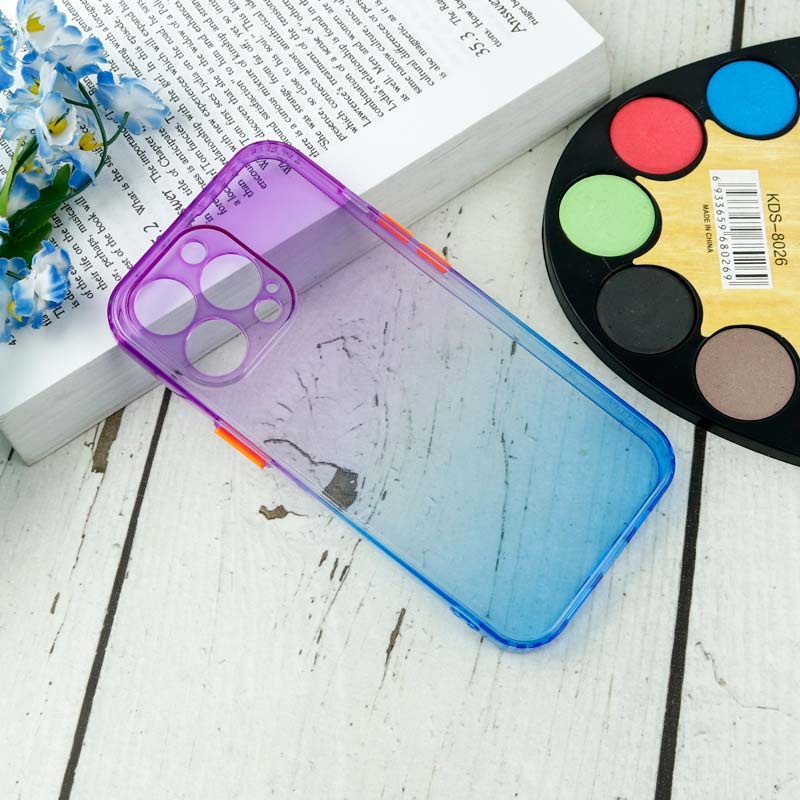 قاب آبرنگی دور رنگی محافظ لنزدار iPhone 13 Pro