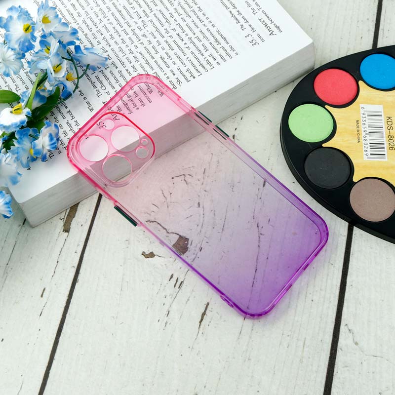 قاب آبرنگی دور رنگی محافظ لنزدار iPhone 13 Pro