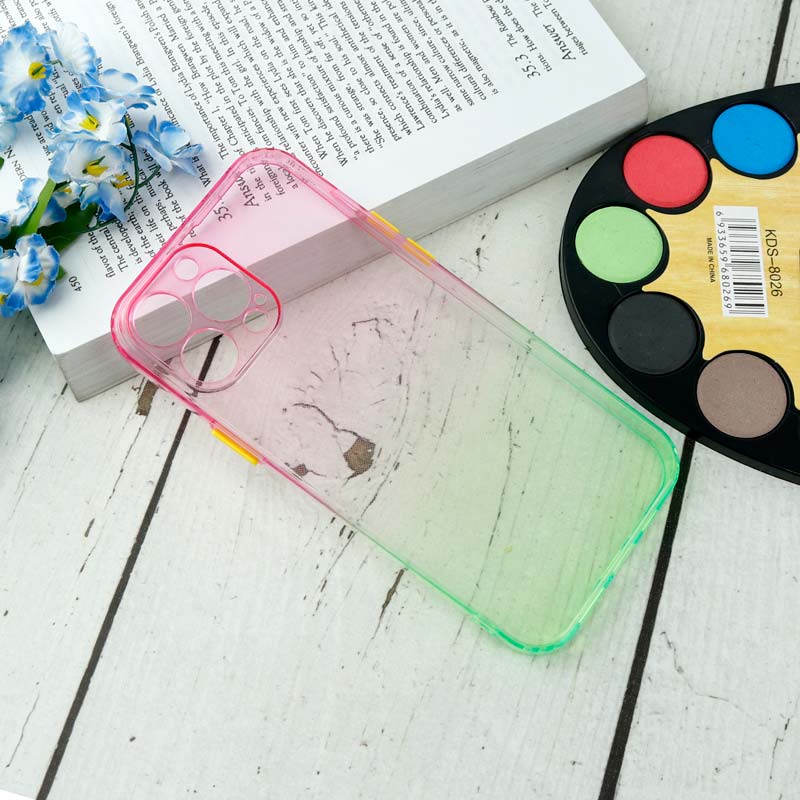قاب آبرنگی دور رنگی محافظ لنزدار iPhone 13 Pro Max