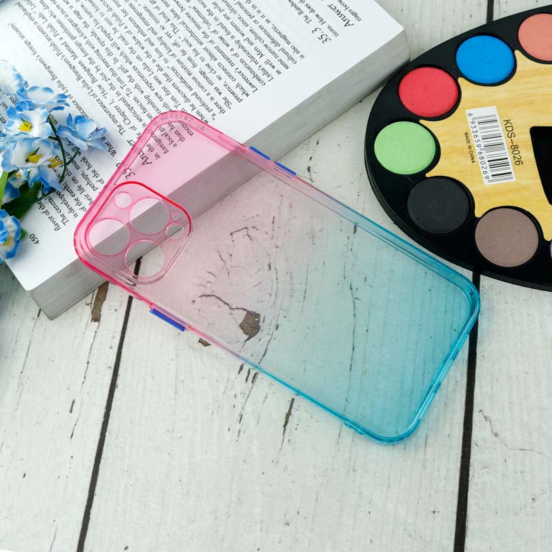 قاب آبرنگی دور رنگی محافظ لنزدار iPhone 13 Pro Max