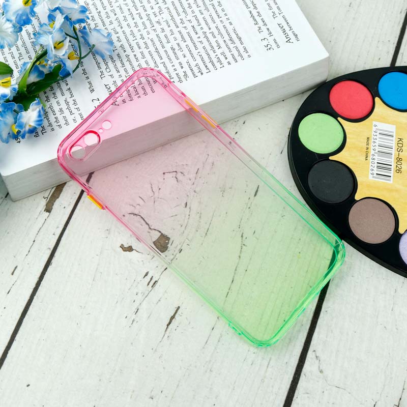 قاب آبرنگی دور رنگی محافظ لنزدار iPhone 7 Plus / 8 Plus