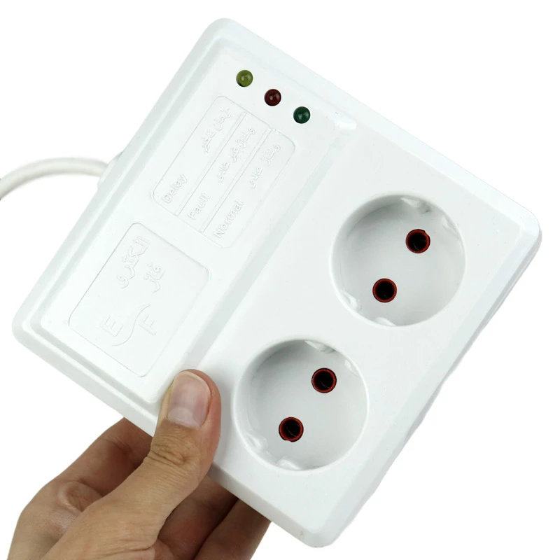 محافظ برق یخچال و فریزر 2 خانه الکتروفاز 2002 با کابل 5 متری