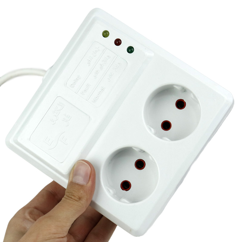 محافظ برق یخچال و فریزر 2 خانه الکتروفاز 2002 با کابل 5 متری