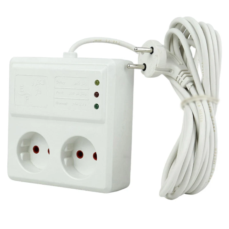 محافظ برق یخچال و فریزر 2 خانه الکتروفاز 2002 با کابل 5 متری