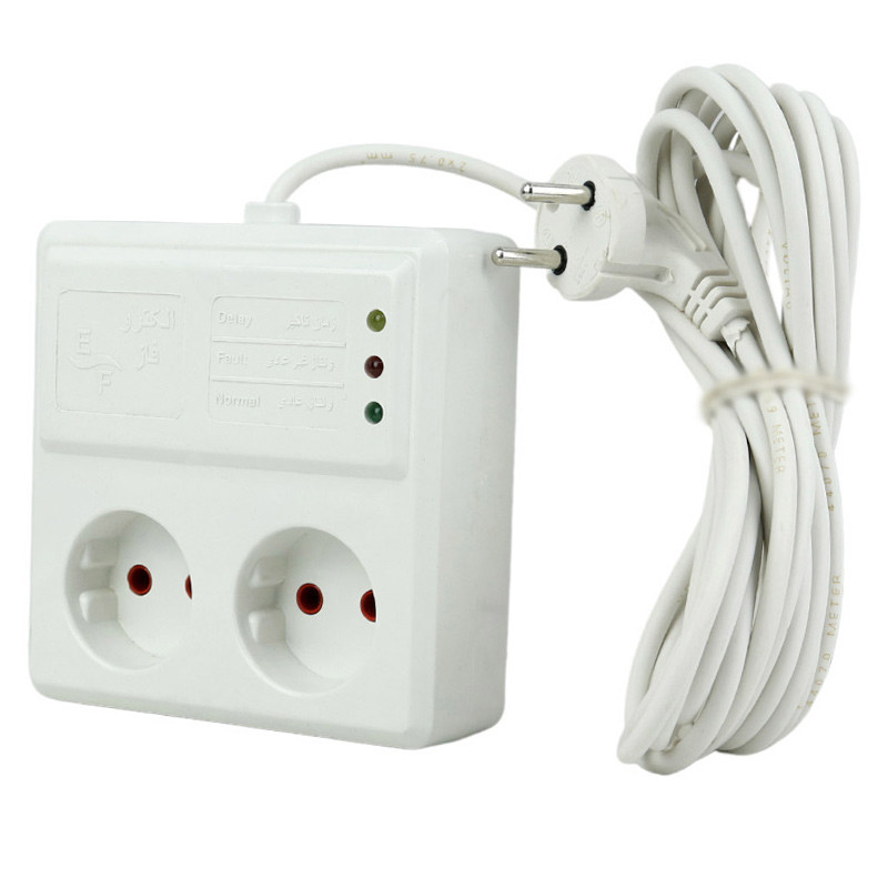 محافظ برق یخچال و فریزر 2 خانه الکتروفاز 2002 با کابل 5 متری