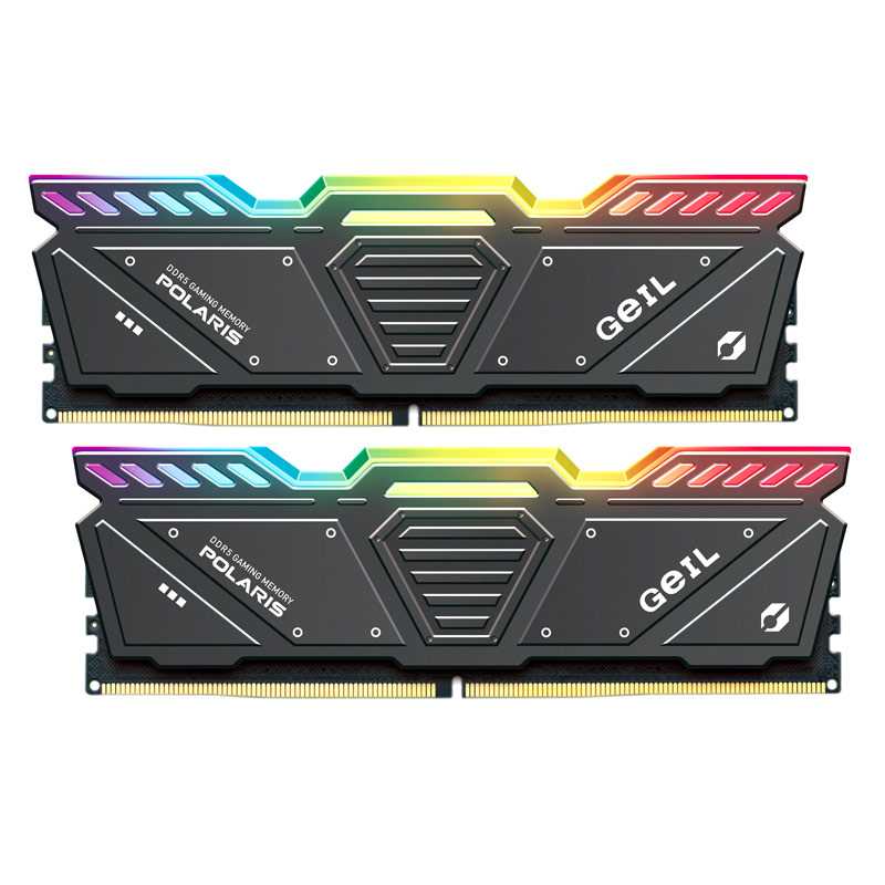 رم کامپیوتر Geil Polaris RGB DDR5 32GB 4800MHz CL40 Dual