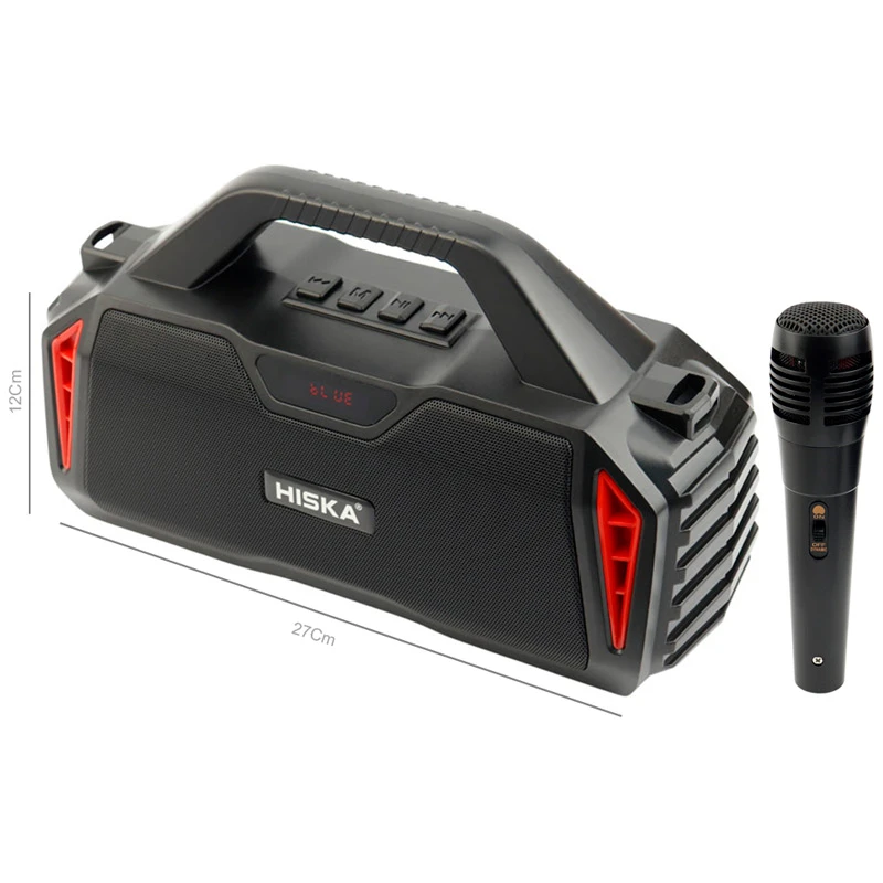 اسپیکر بلوتوثی رم و فلش خور Hiska B159M + میکروفون
