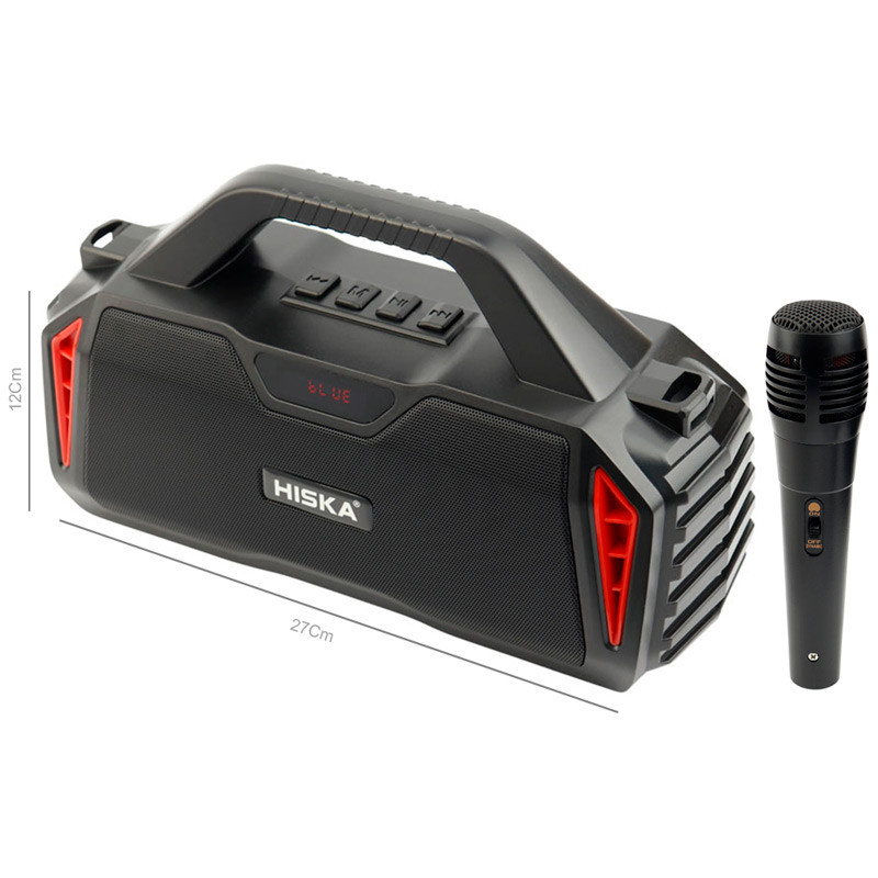 اسپیکر بلوتوثی رم و فلش خور Hiska B159M + میکروفون