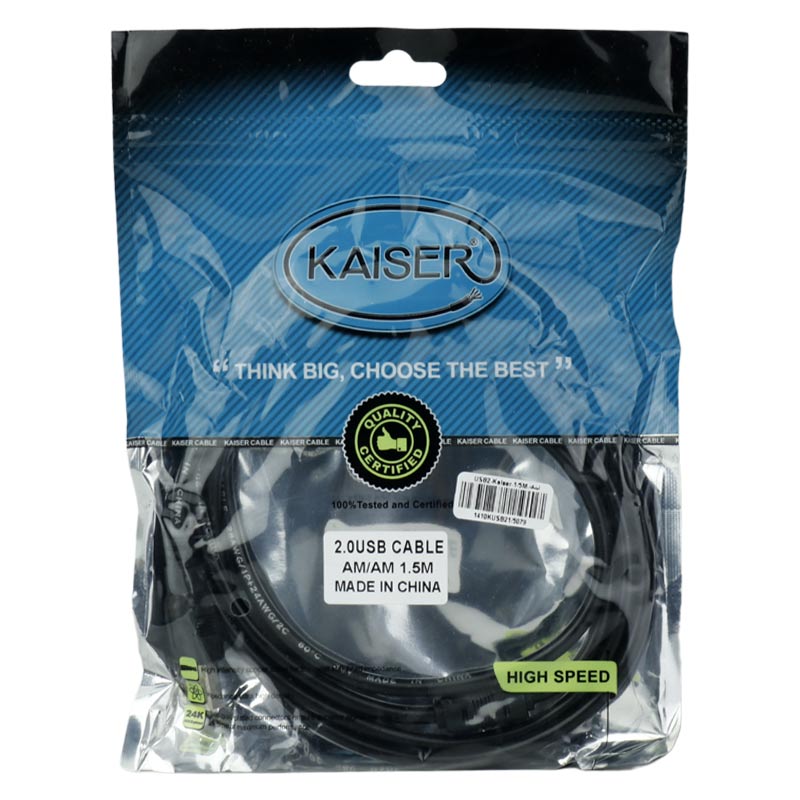 کابل لینک Kaiser USB to USB 1.5m