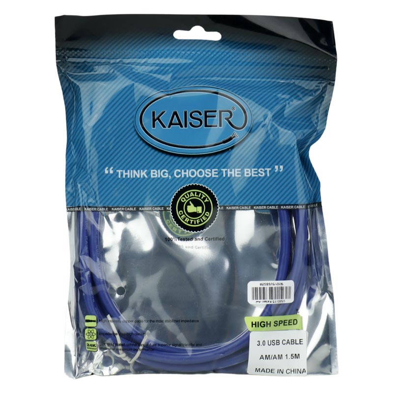 کابل لینک Kaiser USB3.0 to USB3.0 1.5m