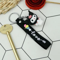 جاکلیدی سیلیکونی + بند آویز گربه نقاب دار سری C